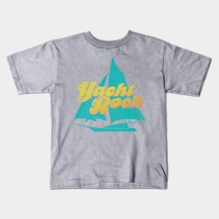 Yacht Rock Party Boat Drinking design - Captain's Yacht Kids T-Shirt